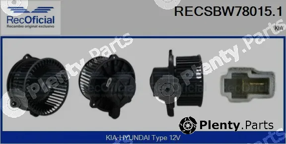 Recoficial RECSBW78015.1 — Interior Blower