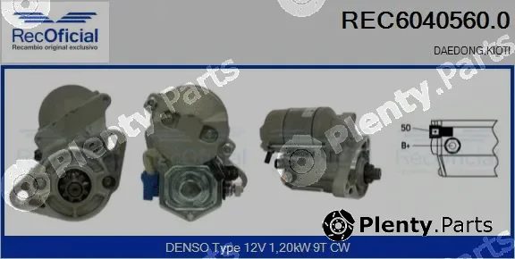 Recoficial REC6040560.0 — Starter