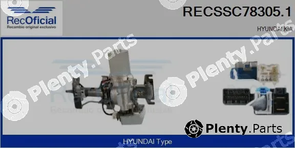 Recoficial RECSSC78305.1 — Steering Column
