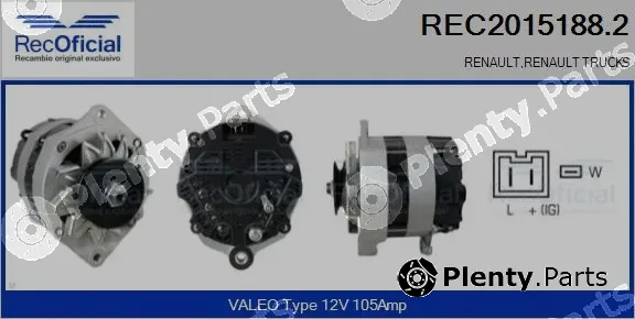 Recoficial REC2015188.2 — Alternator