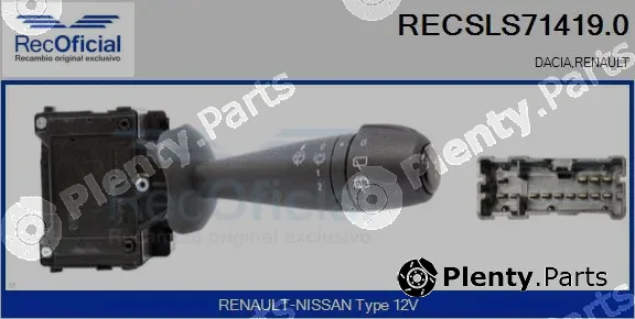Recoficial RECSLS71419.0 — Wiper Switch