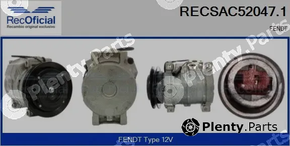 Recoficial RECSAC52047.1 — Compressor, air conditioning