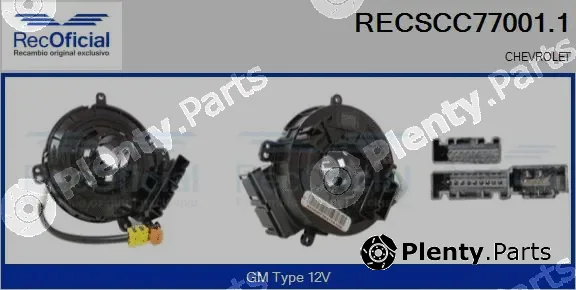 Recoficial RECSCC77001.1 — Clockspring, airbag