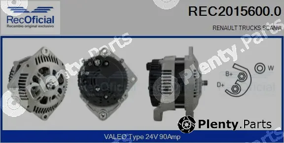 Recoficial REC2015600.0 — Alternator