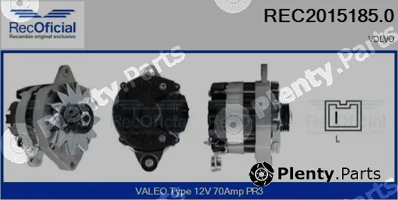 Recoficial REC2015185.0 — Alternator
