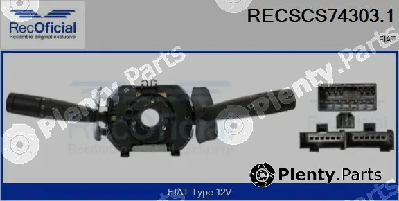 Recoficial RECSCS74303.1 — Steering Column Switch