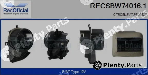 Recoficial RECSBW74016.1 — Interior Blower