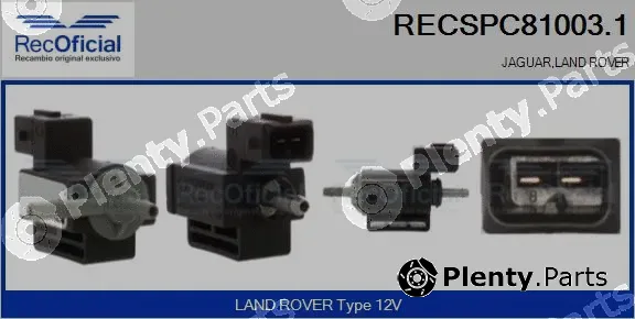 Recoficial RECSPC81003.1 — Pressure Converter, exhaust control