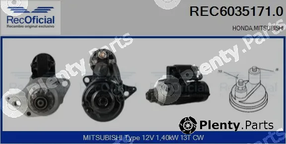 Recoficial REC6035171.0 — Starter