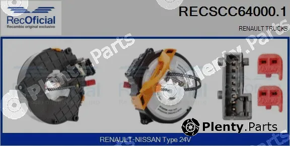 Recoficial RECSCC64000.1 — Clockspring, airbag