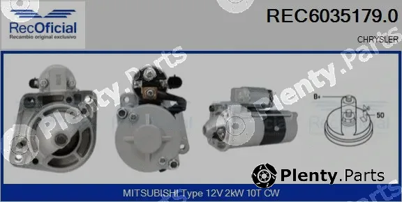 Recoficial REC6035179.0 — Starter