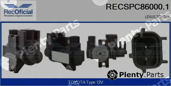 Recoficial RECSPC86000.1 — Pressure Converter, exhaust control