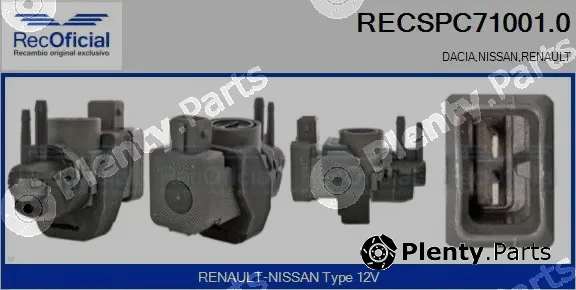 Recoficial RECSPC71001.0 — Pressure Converter, exhaust control