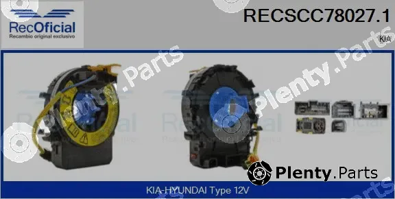 Recoficial RECSCC78027.1 — Clockspring, airbag