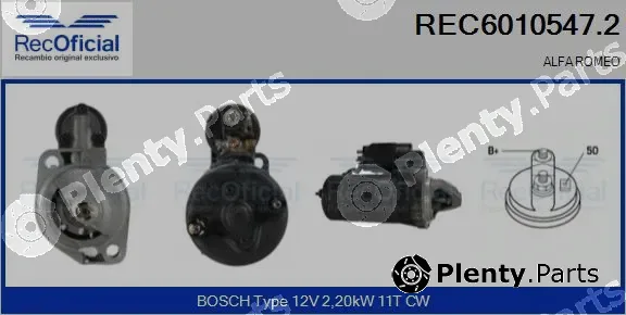 Recoficial REC6010547.2 — Starter