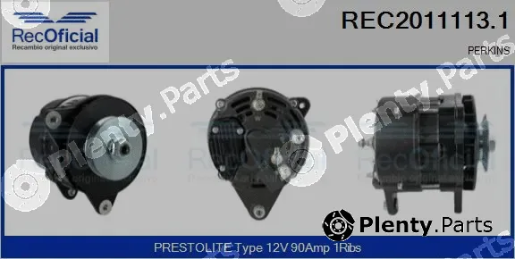 Recoficial REC2011113.1 — Alternator