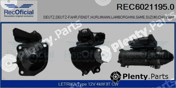 Recoficial REC6021195.0 — Starter
