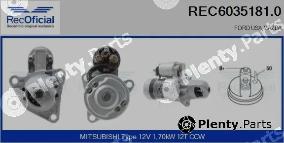 Recoficial REC6035181.0 — Starter