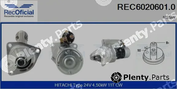 Recoficial REC6020601.0 — Starter