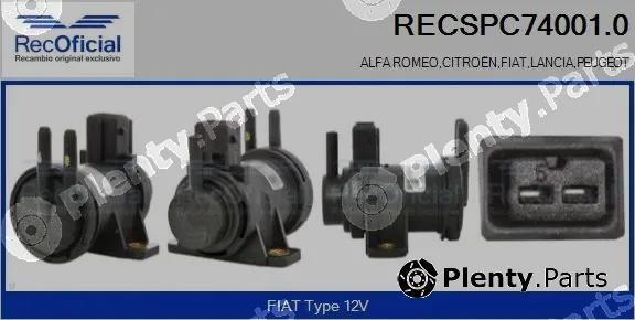 Recoficial RECSPC74001.0 — Pressure Converter, exhaust control