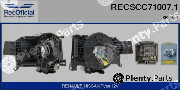 Recoficial RECSCC71007.1 — Clockspring, airbag