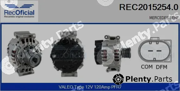Recoficial REC2015254.0 — Alternator
