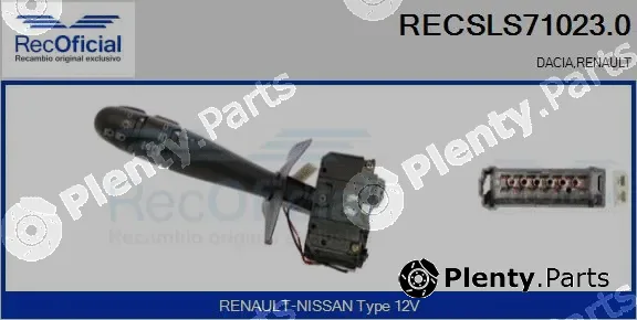 Recoficial RECSLS71023.0 — Steering Column Switch
