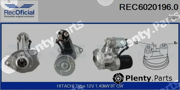 Recoficial REC6020196.0 — Starter