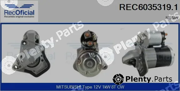 Recoficial REC6035319.1 — Starter