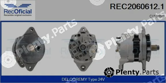 Recoficial REC2060612.1 — Alternator