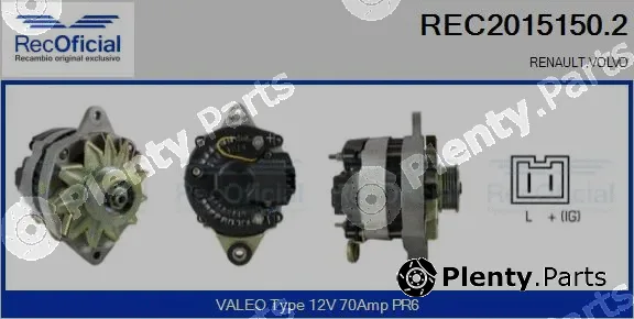 Recoficial REC2015150.2 — Alternator
