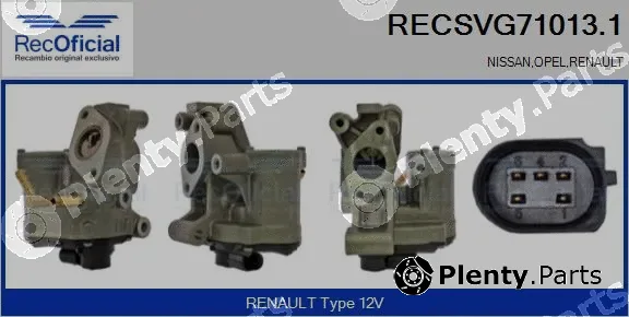 Recoficial RECSVG71013.1 — EGR Valve