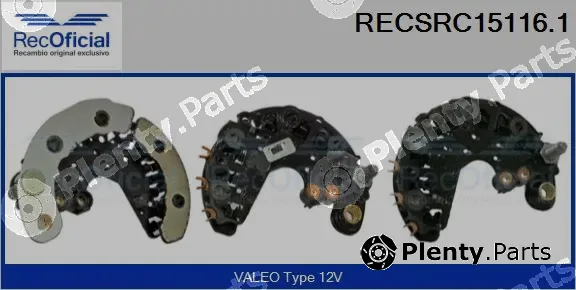 Recoficial RECSRC15116.1 — Rectifier, alternator