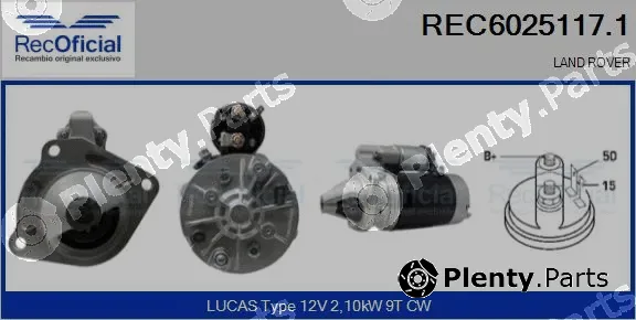 Recoficial REC6025117.1 — Starter