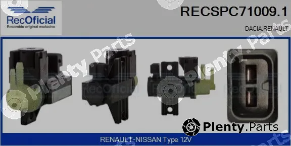 Recoficial RECSPC71009.1 — Pressure Converter, exhaust control