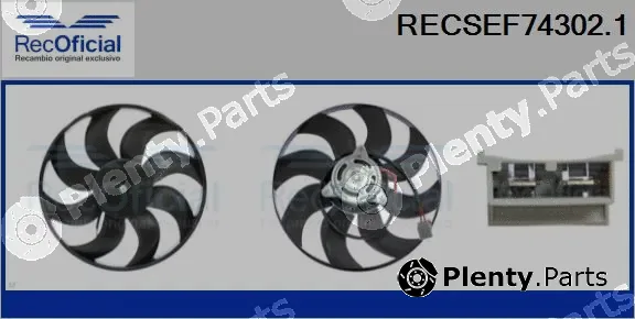 Recoficial RECSEF74302.1 — Fan, engine cooling