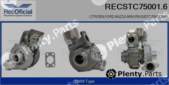 Recoficial RECSTC75001.6 — Charger, charging (supercharged/turbocharged)