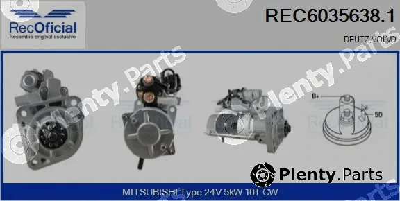 Recoficial REC6035638.1 — Starter