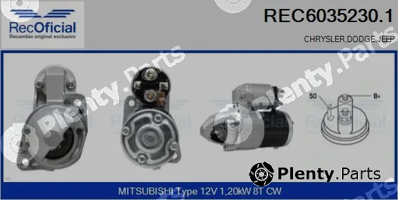 Recoficial REC6035230.1 — Starter
