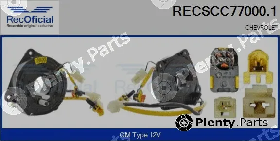 Recoficial RECSCC77000.1 — Clockspring, airbag