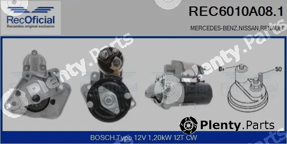 Recoficial REC6010A08.1 — Starter