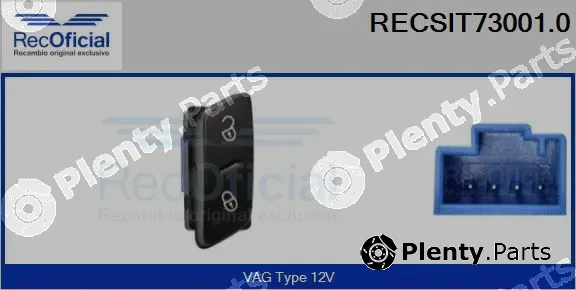 Recoficial RECSIT73001.0 — Switch, door lock system