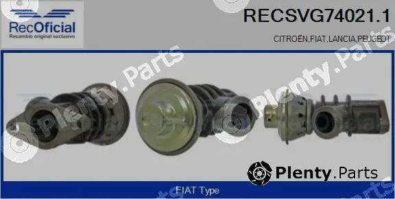 Recoficial RECSVG74021.1 — EGR Valve