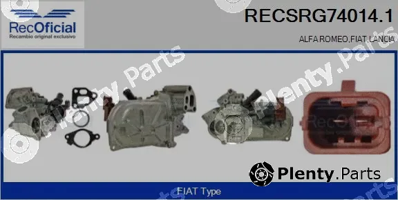 Recoficial RECSRG74014.1 — Cooler, exhaust gas recirculation