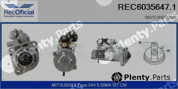 Recoficial REC6035647.1 — Starter