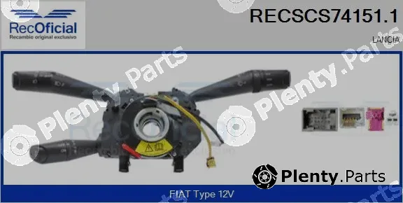 Recoficial RECSCS74151.1 — Steering Column Switch