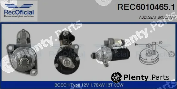 Recoficial REC6010465.1 — Starter