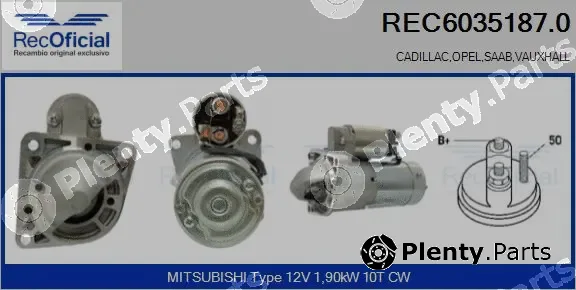 Recoficial REC6035187.0 — Starter