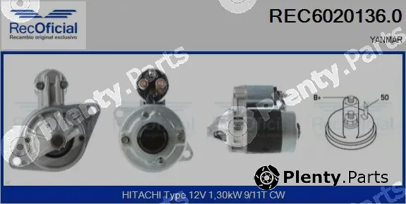 Recoficial REC6020136.0 — Starter