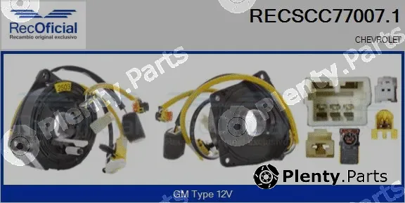 Recoficial RECSCC77007.1 — Clockspring, airbag